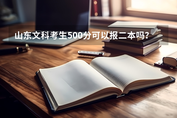 山東文科考生500分可以報(bào)二本嗎？