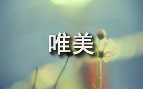 唯美的歌詞1條